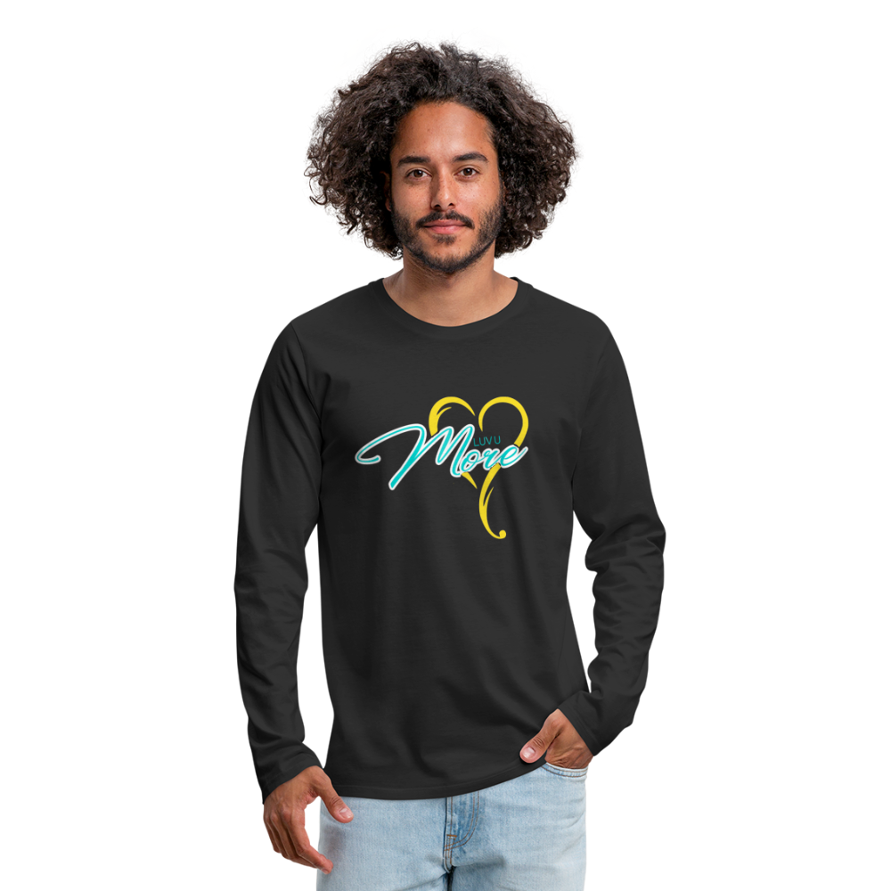 Men's Premium Long Sleeve T-Shirt - black