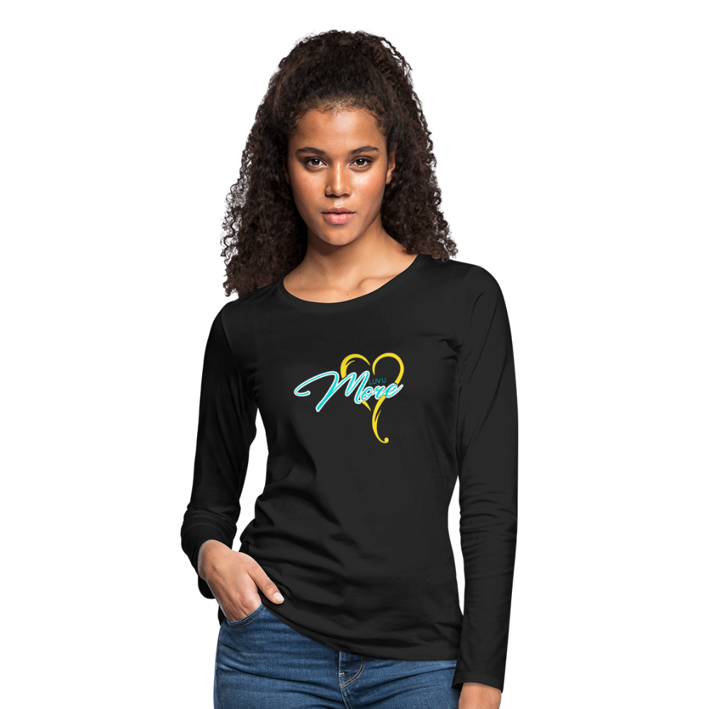 Women's Premium Long Sleeve T-Shirt - black