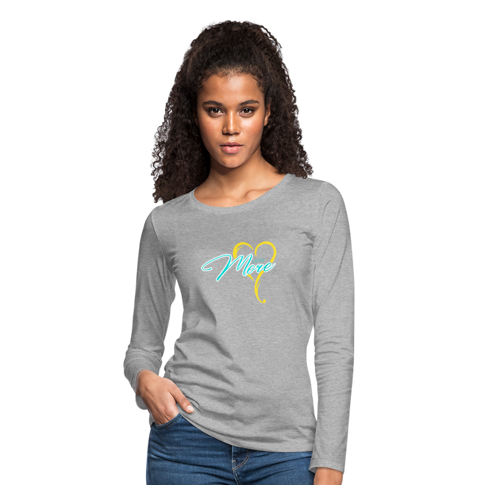 Women's Premium Long Sleeve T-Shirt - heather gray