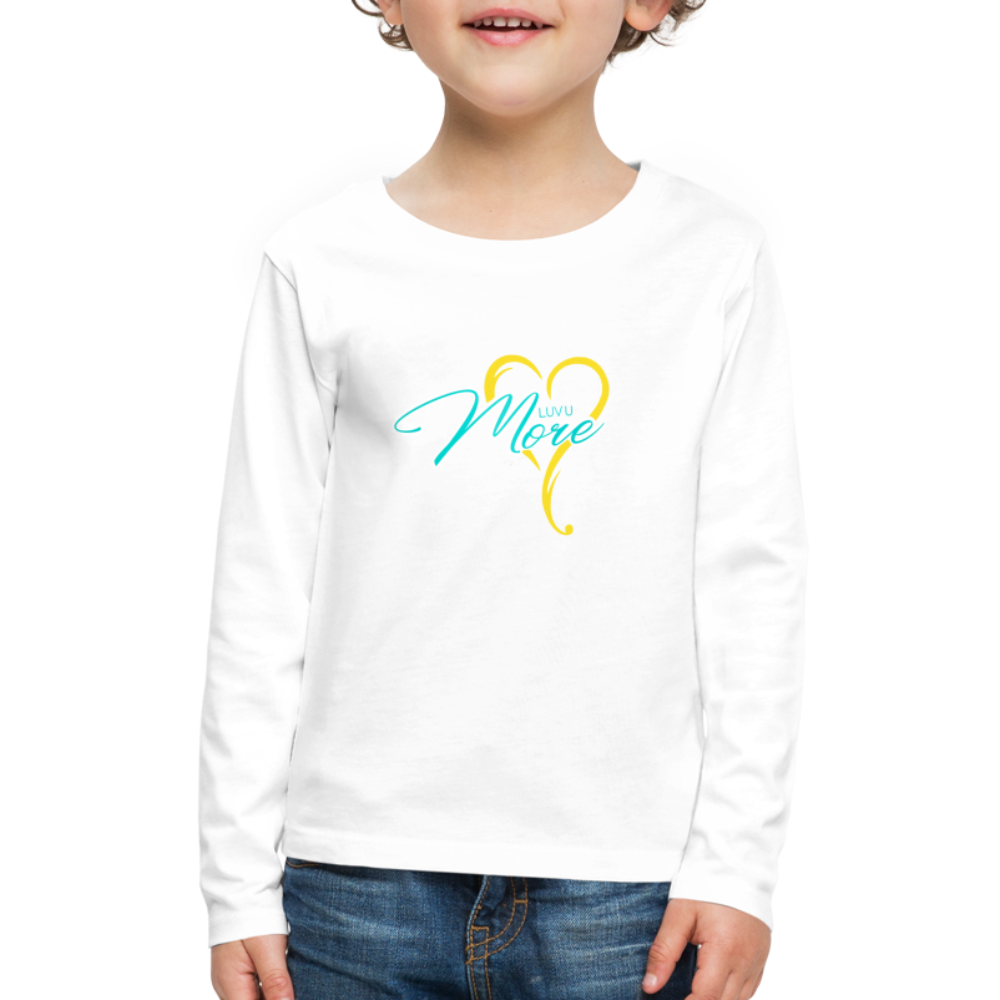 Kids' Premium Long Sleeve T-Shirt - white