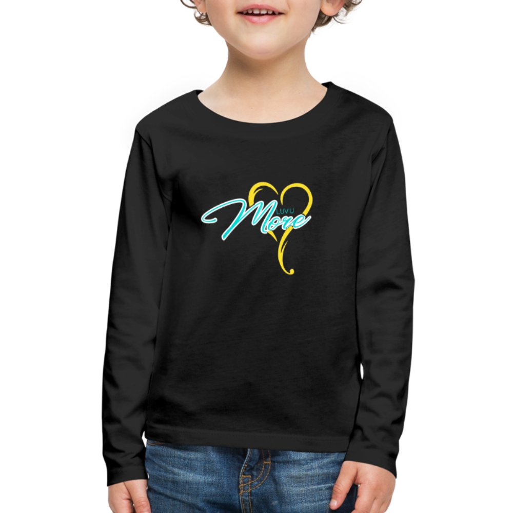 Kids' Premium Long Sleeve T-Shirt - black