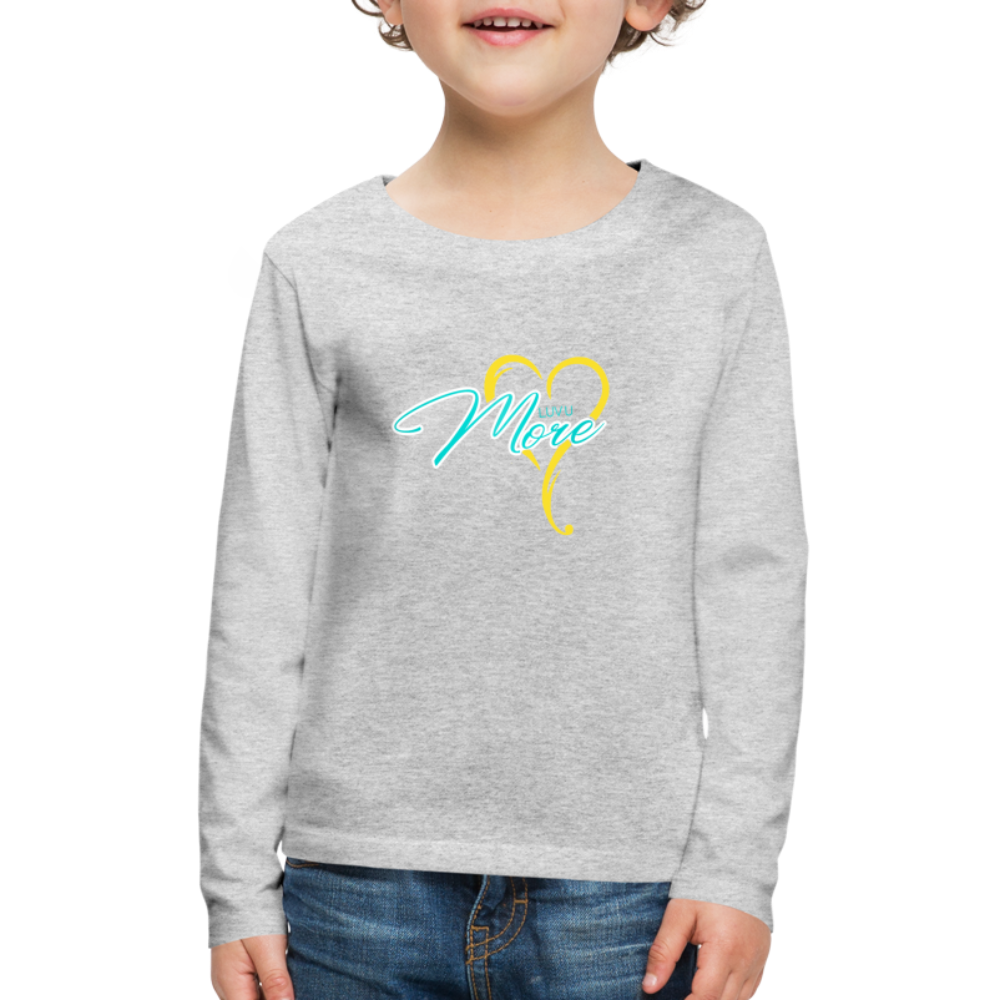 Kids' Premium Long Sleeve T-Shirt - heather gray