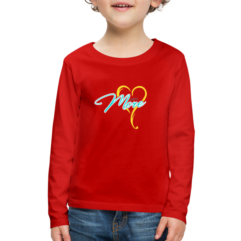 Kids' Premium Long Sleeve T-Shirt - red