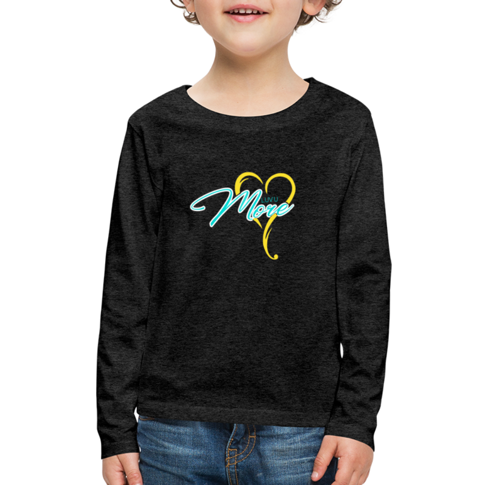 Kids' Premium Long Sleeve T-Shirt - charcoal grey