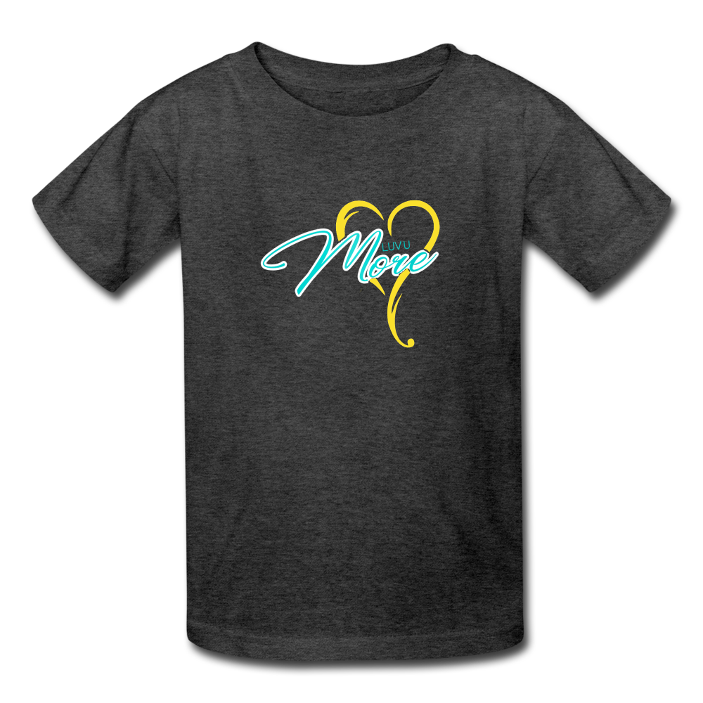 Kids' T-Shirt - heather black