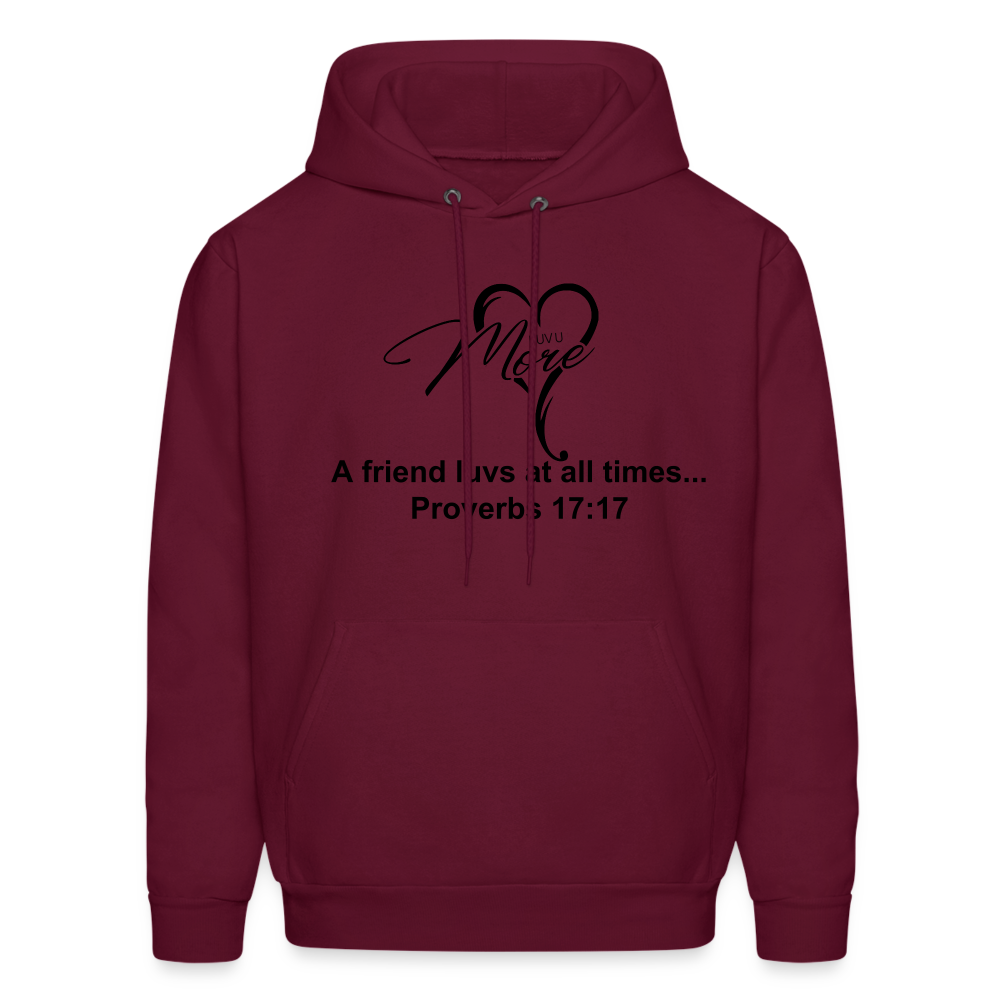 Men's Hoodie - burgundy