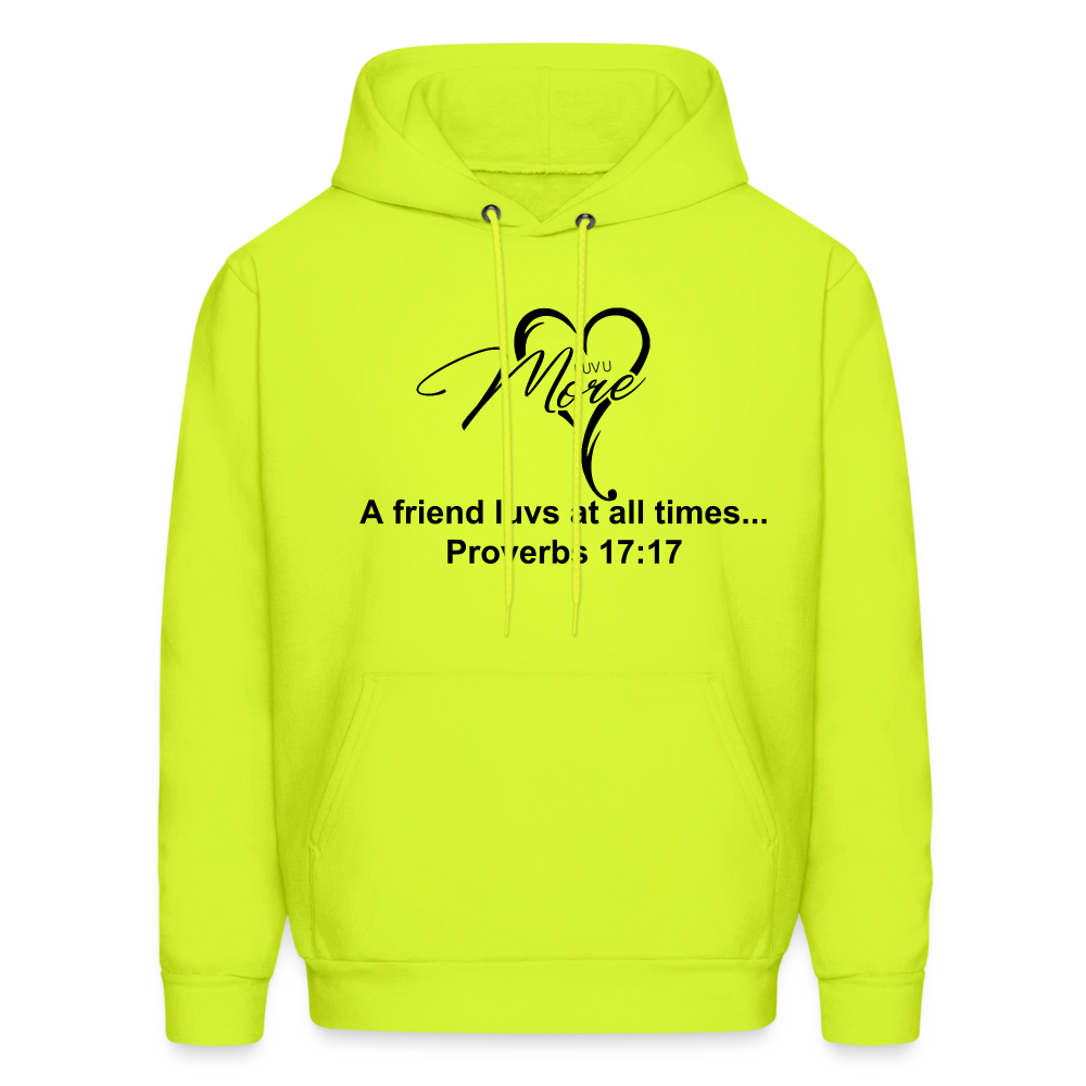 Men's Hoodie - safety green