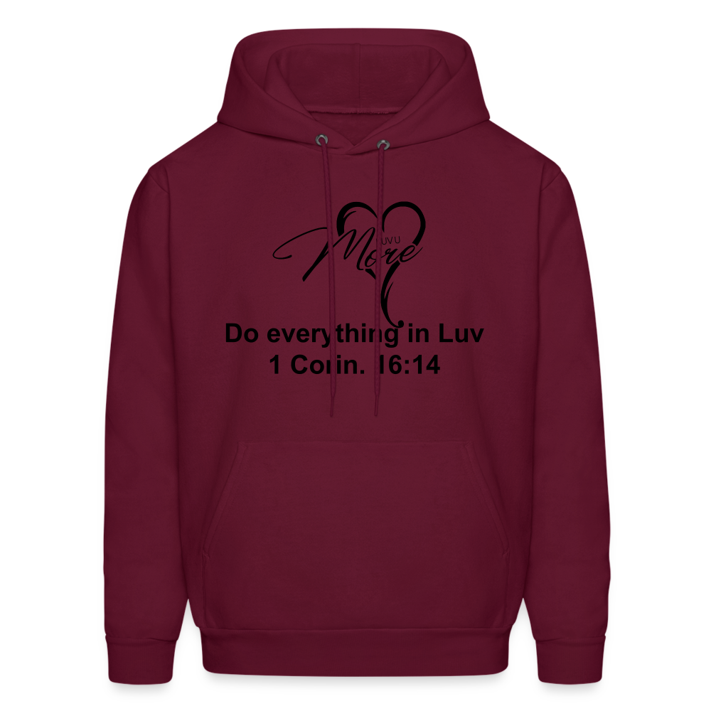 Men's Hoodie - burgundy