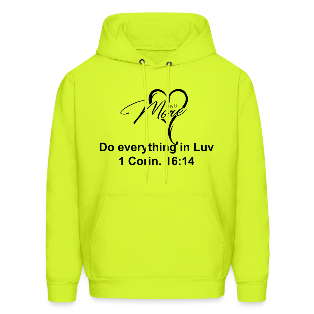 Men's Hoodie - safety green