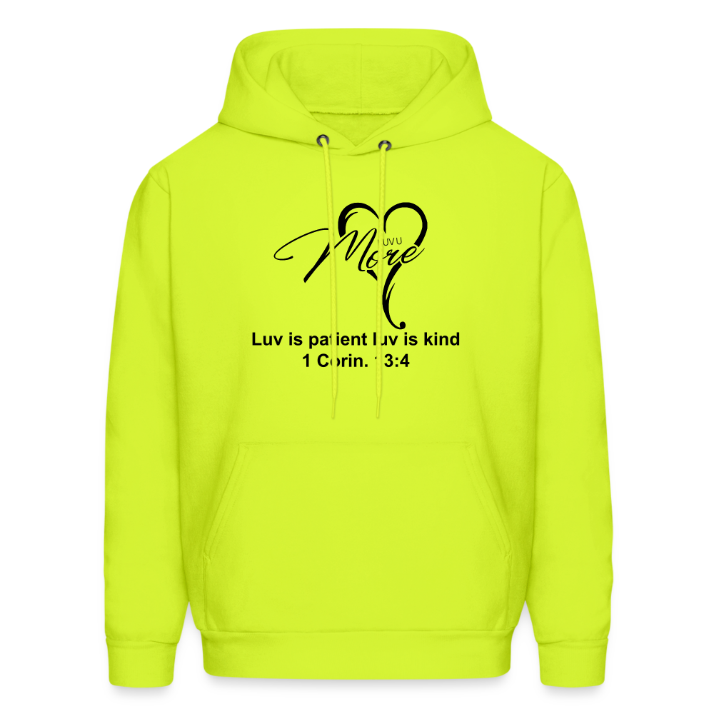 Men's Hoodie - safety green