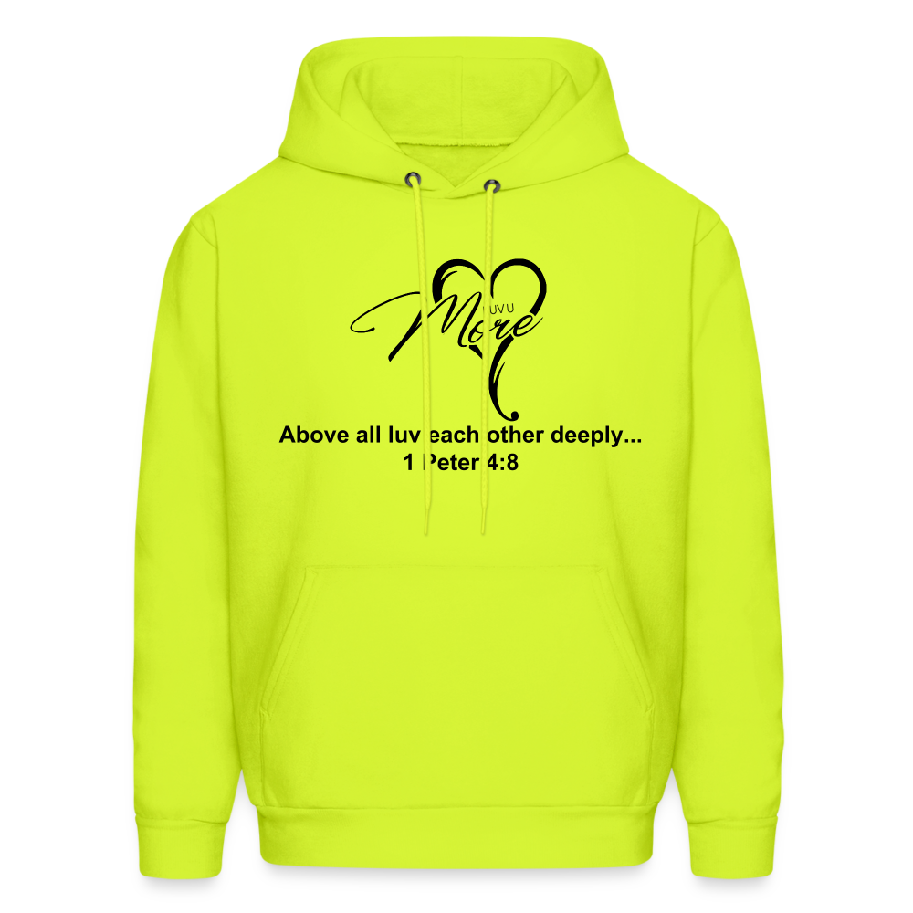 Men's Hoodie - safety green
